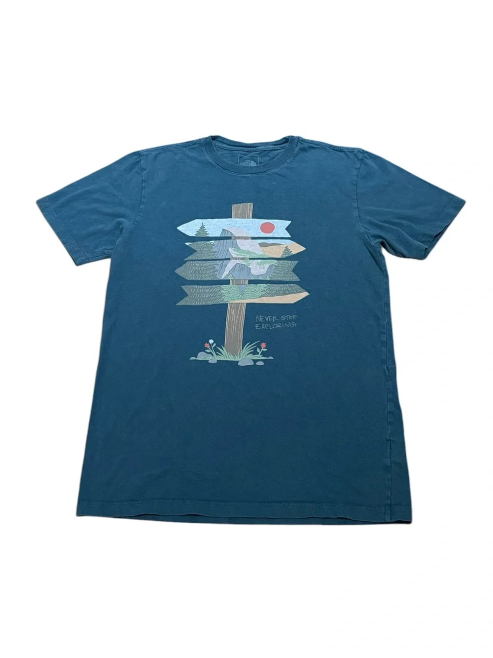 The North Face soft teal