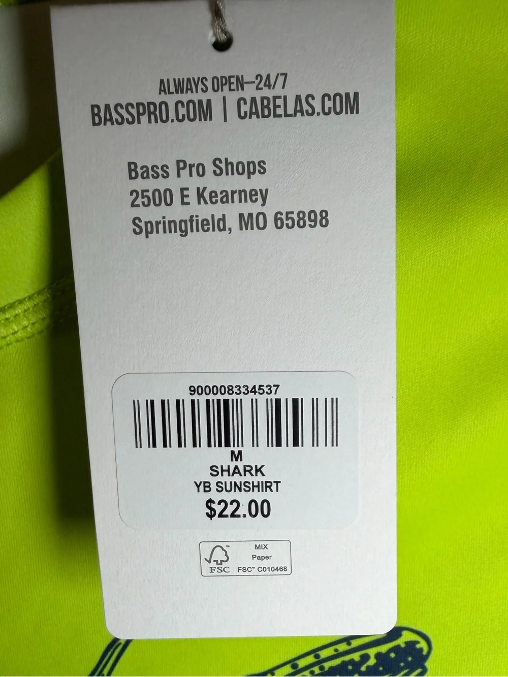 Bass Pro Shops long sleeve