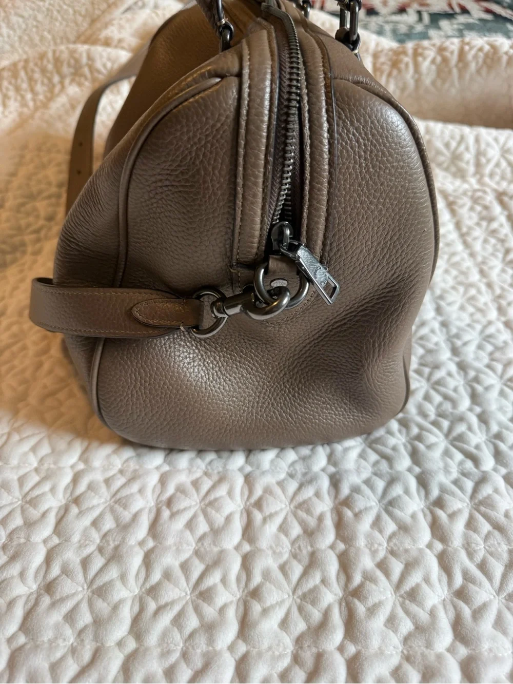 Coach structured satchel