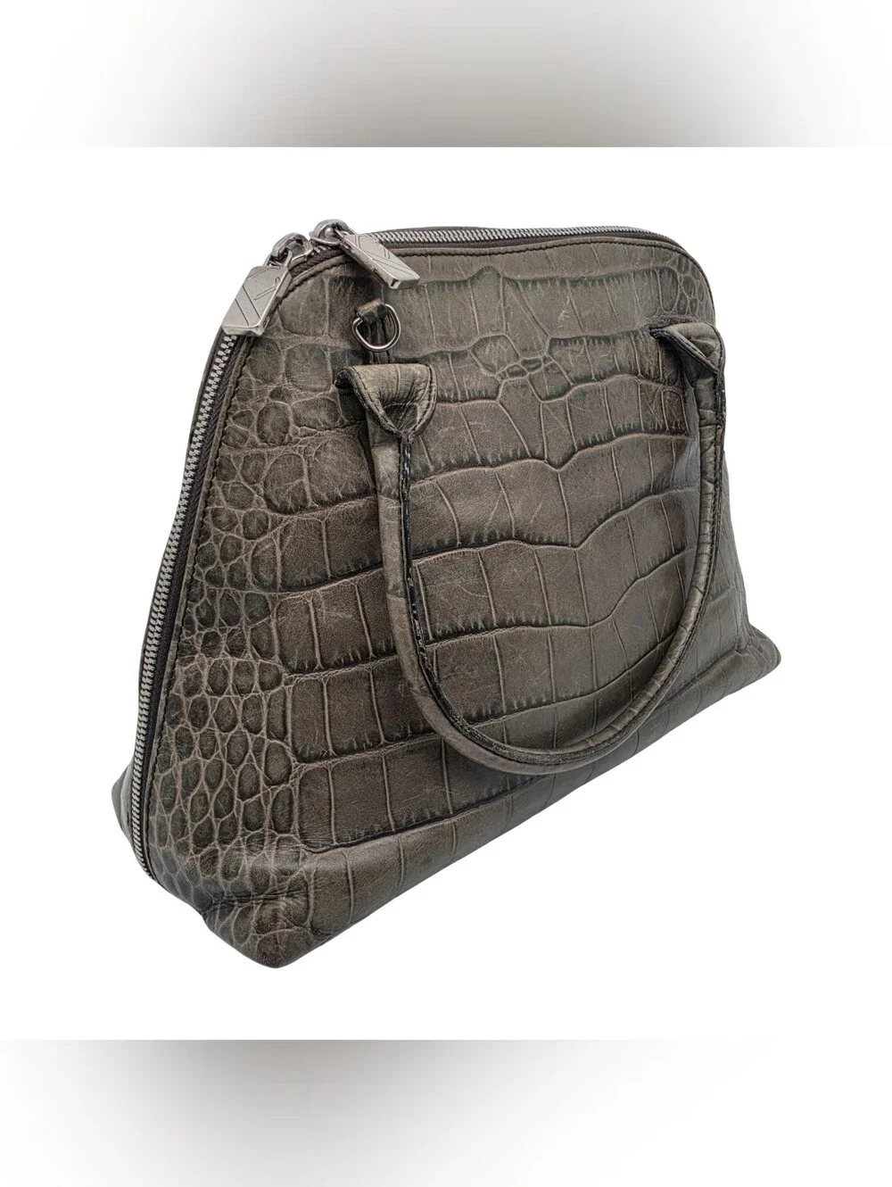 Furla vintage crocodile