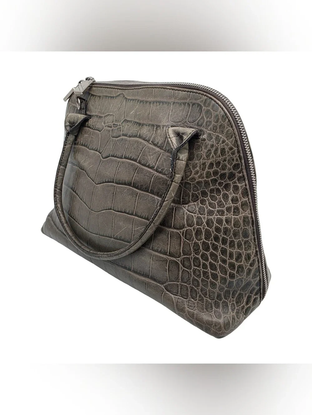 Furla vintage crocodile