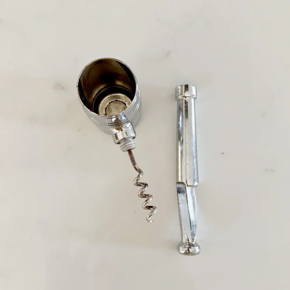 VTG Mr. Bartender Jigger & Bottle Opener Corkscrew, Multi-Tool Ice Gavel Hammer