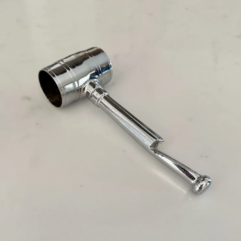 VTG Mr. Bartender Jigger & Bottle Opener Corkscrew, Multi-Tool Ice Gavel Hammer