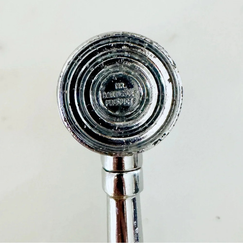 VTG Mr. Bartender Jigger & Bottle Opener Corkscrew, Multi-Tool Ice Gavel Hammer