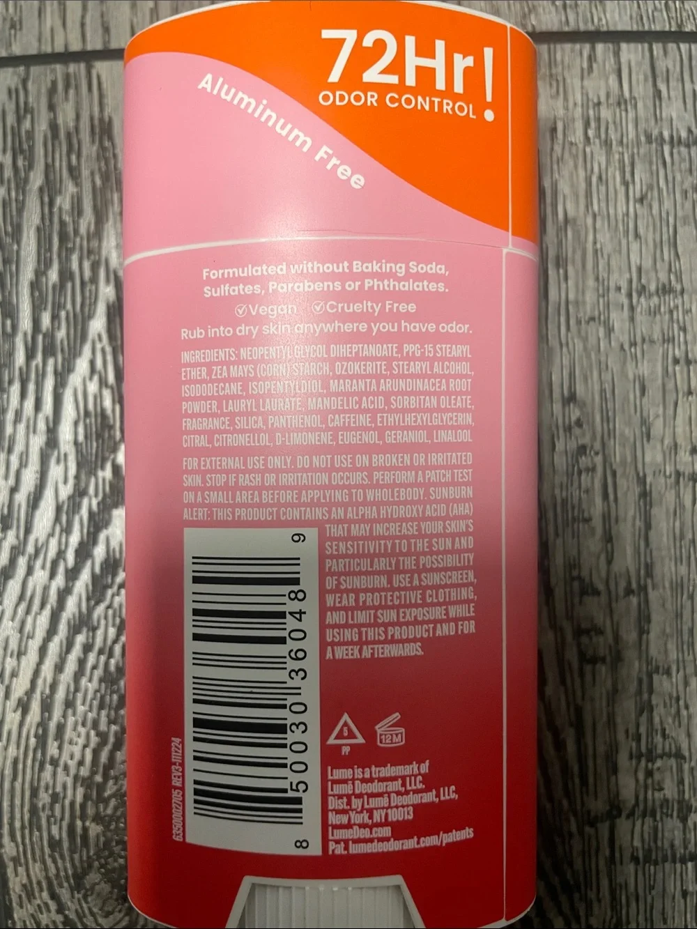 Lume solid deodorant