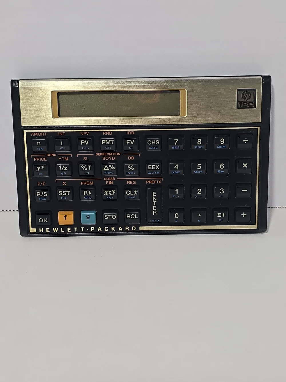 Hewlett-packard 12c Vintage Calculator. New Battery Works Great