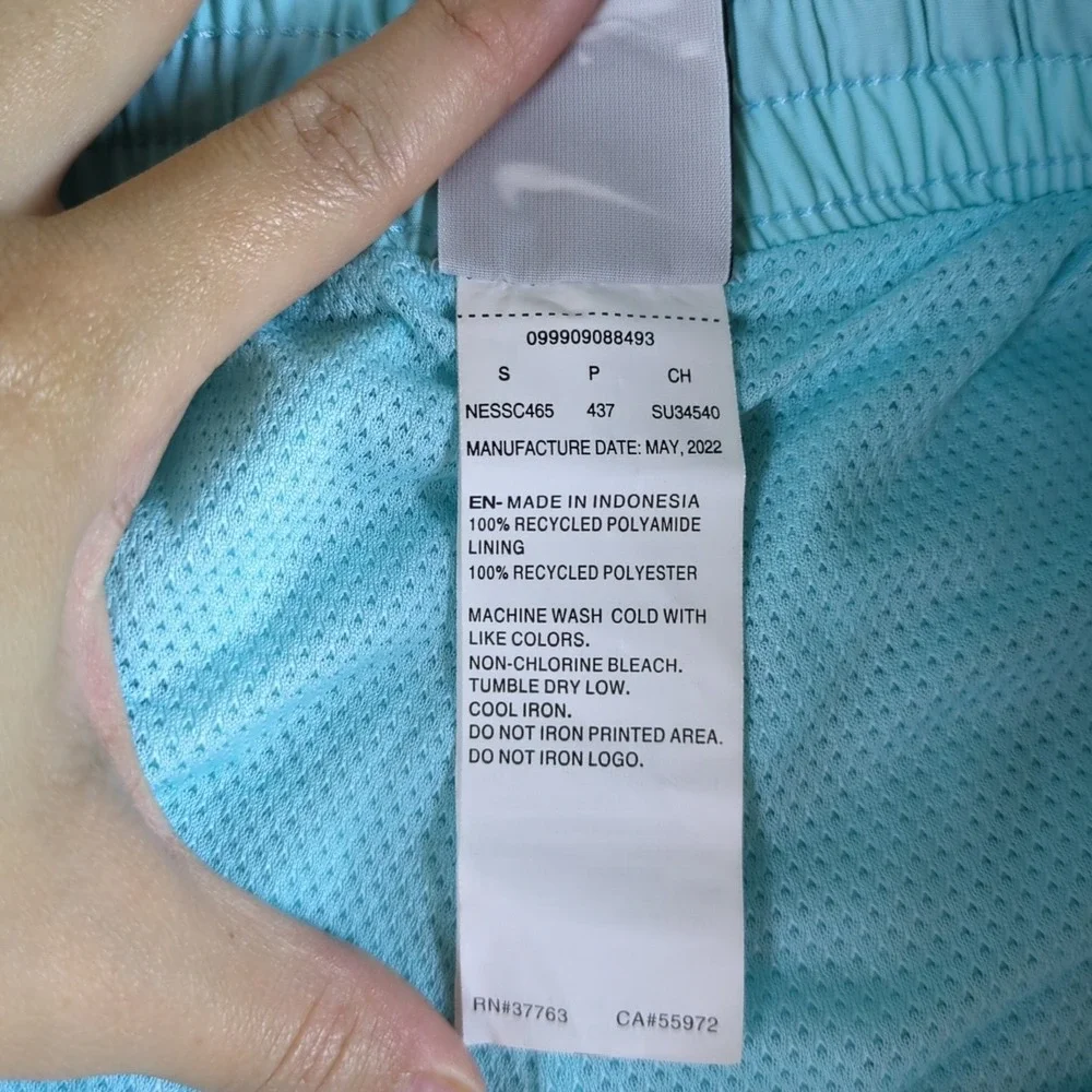 Nike Swim Trunks Mens Small Turquoise Blue 6