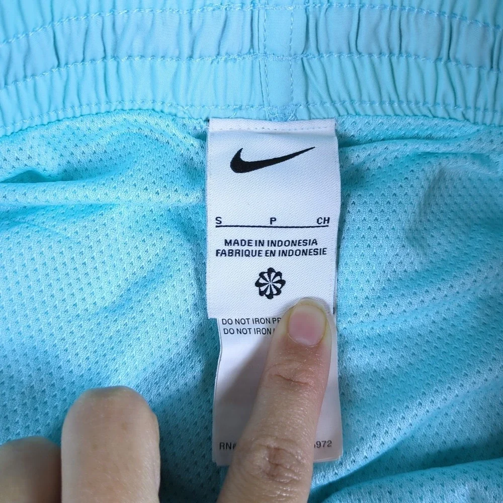 Nike Swim Trunks Mens Small Turquoise Blue 6