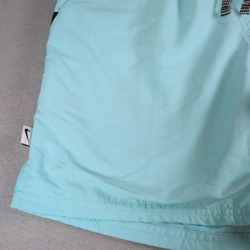 Nike Swim Trunks Mens Small Turquoise Blue 6