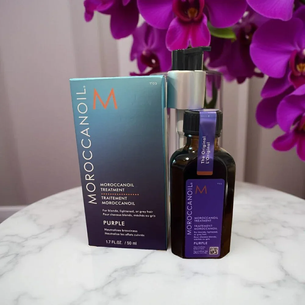 Moroccanoil Purple Blonde Shampoo Conditioner 33.8 oz Purple Treatment Trio