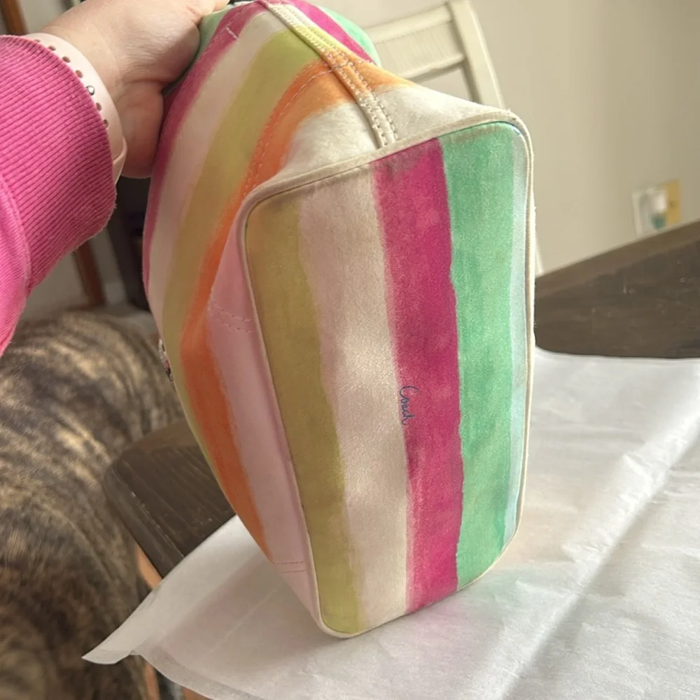 Coach canvas hobo