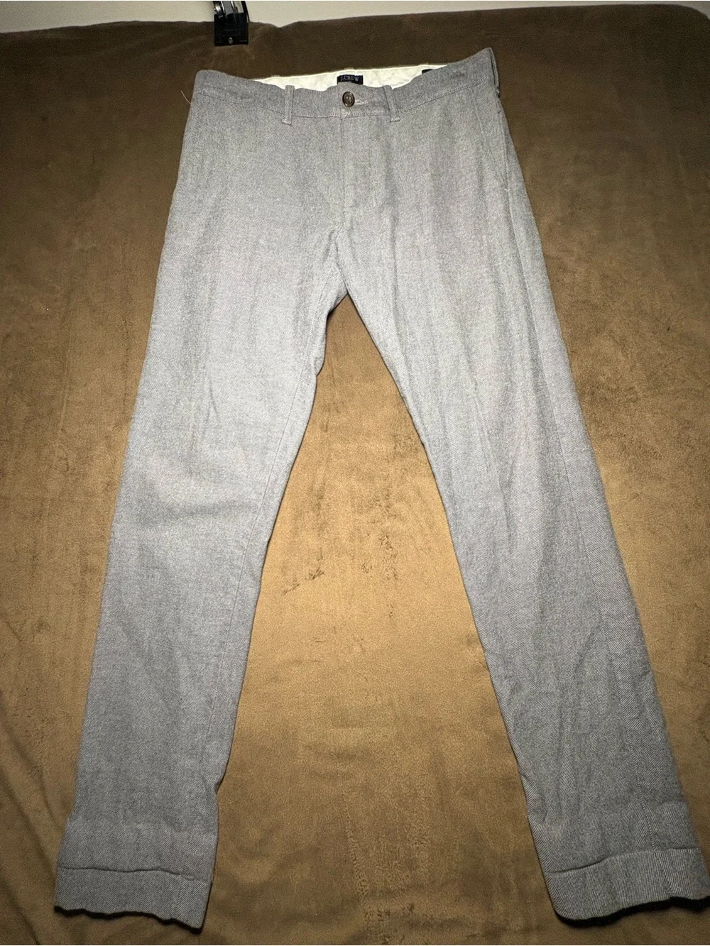 J.Crew Gray Slim-Fit Dress Pants - Size: 30x32