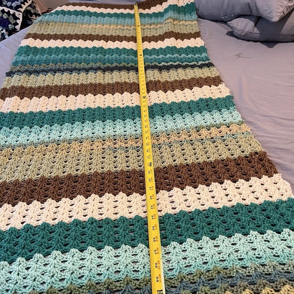 N/A crocheted striped