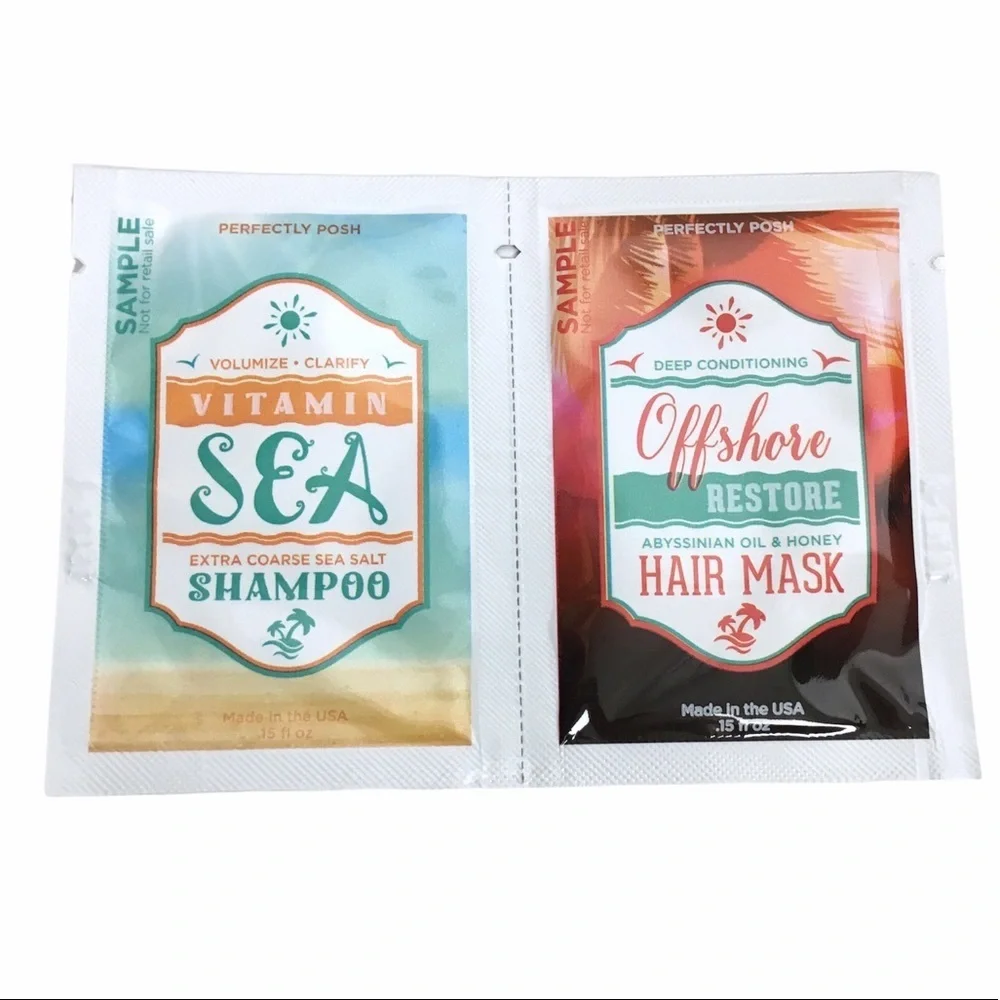 Perfectly Posh mask sea while