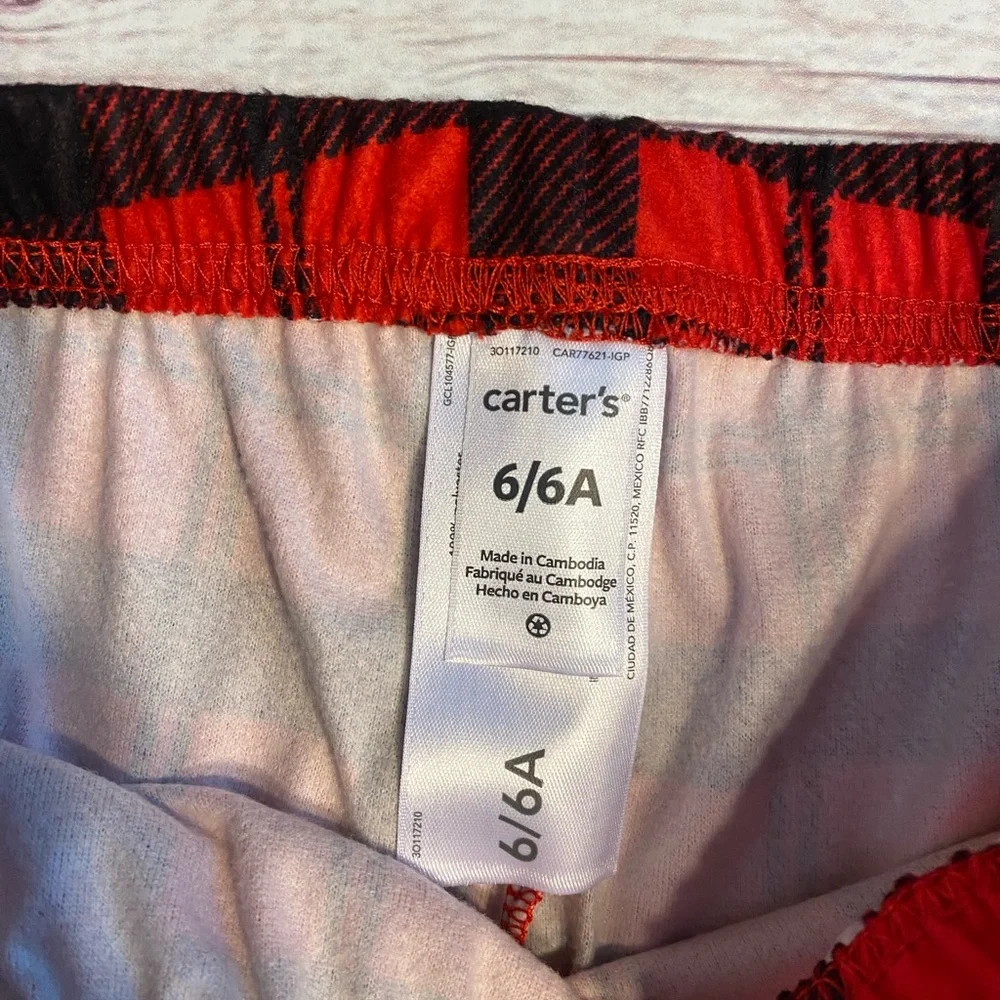 📌🆕 Carter's • Plaid • Fleece • Pajama Pants