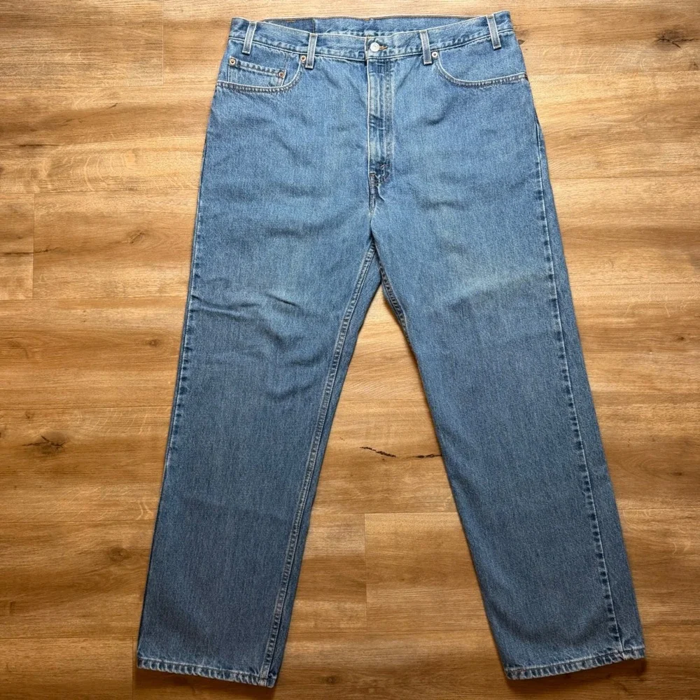Vintage Levi's 505 Jeans Men 38x30 Blue‎ Regular Fit Straight Leg Denim (Tag40)