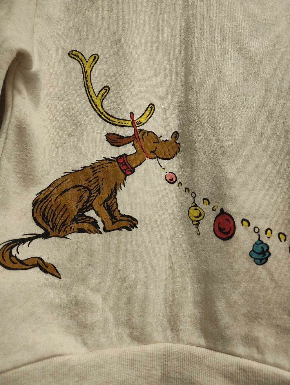 Dr. Seuss white crewneck