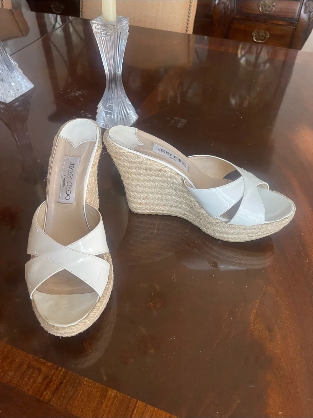 Jimmy Choo sleek white