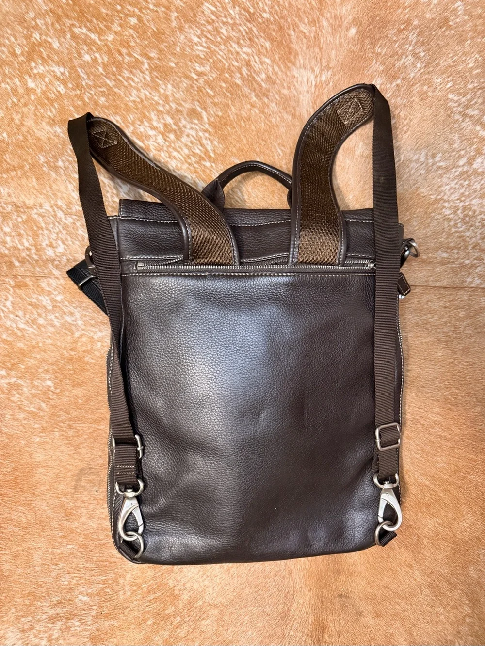 Levenger brown work bag