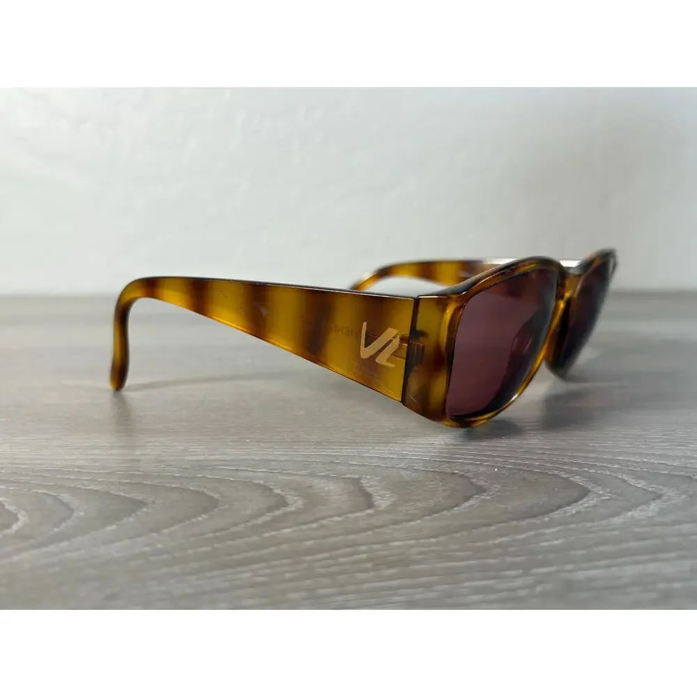 Alibi DTORT/BRN Made‎ in Italy Brown Black Tortoise Women's Sunglasses- EUC