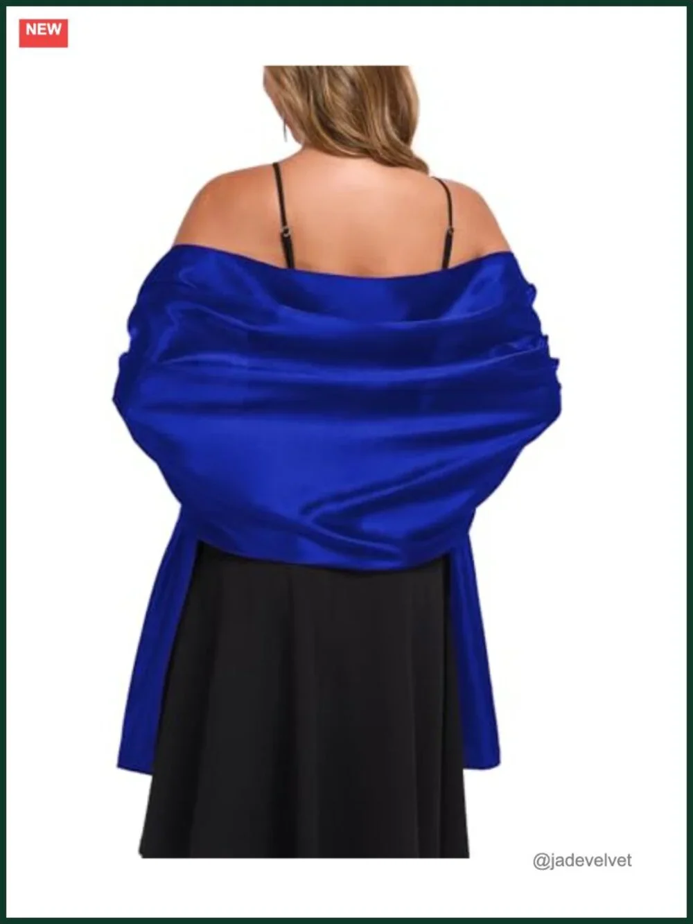 Silky Satin Shawl Wrap for Women Wedding Guest Lightweight Scarf Elegant