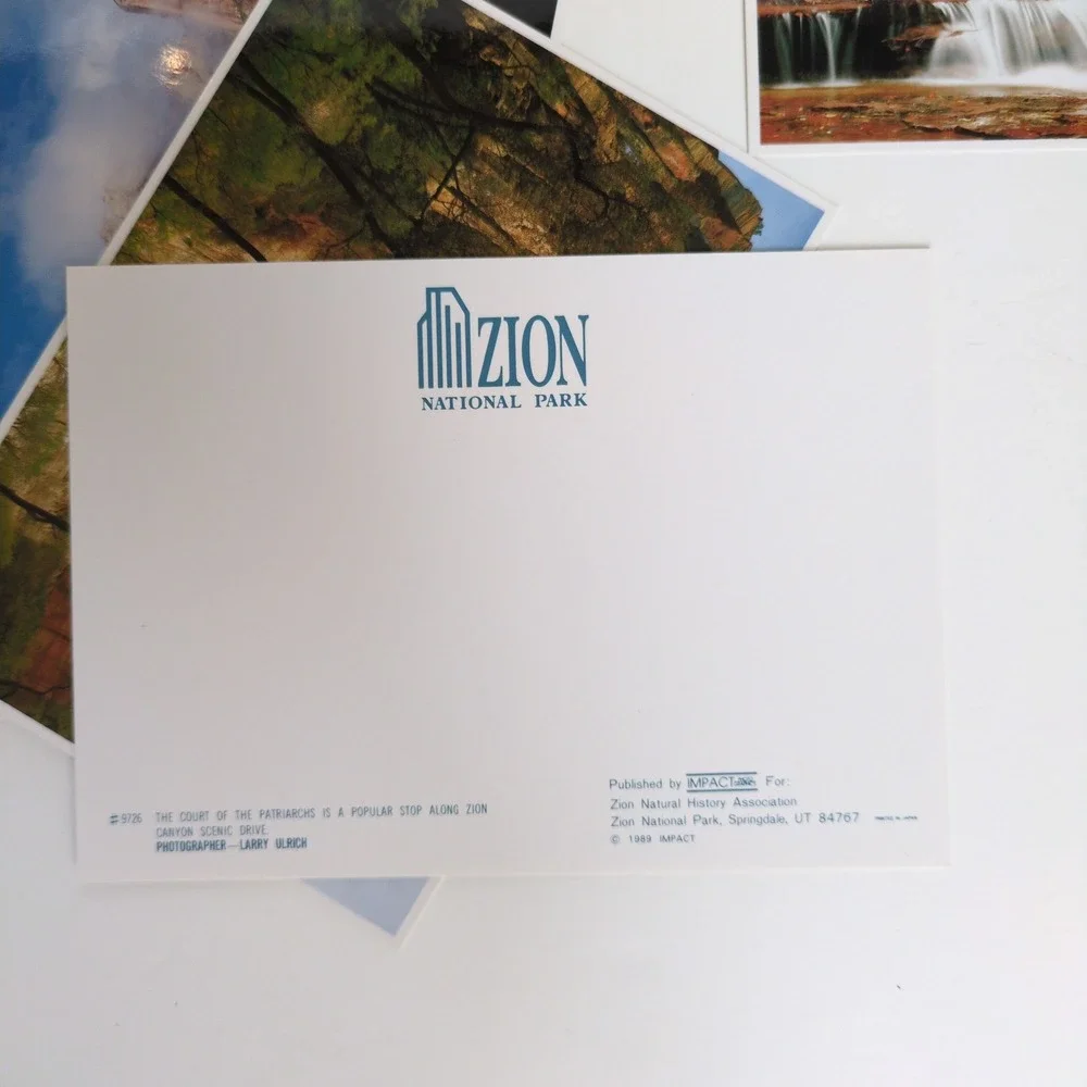 Zion Natural History Association vtg zion