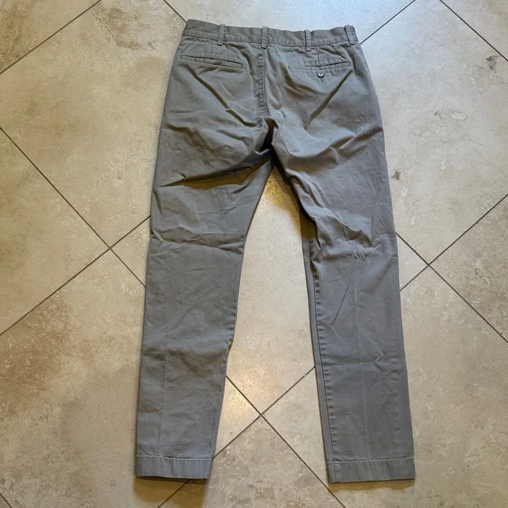 J. Crew Men's Khaki Slim Chinos