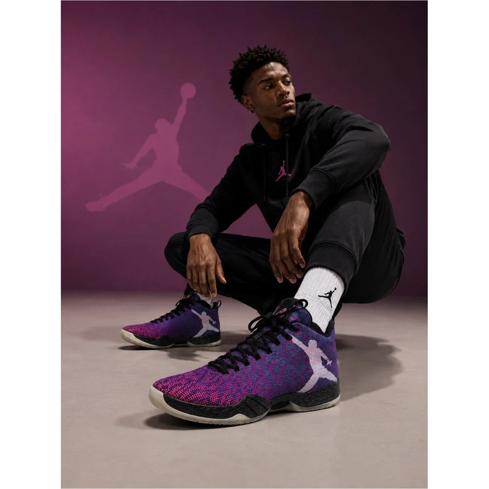 Nike Air Jordan XX9 Riverwalk Size 695515-625 FUSION PINK/TROPICAL BLACK Size 12