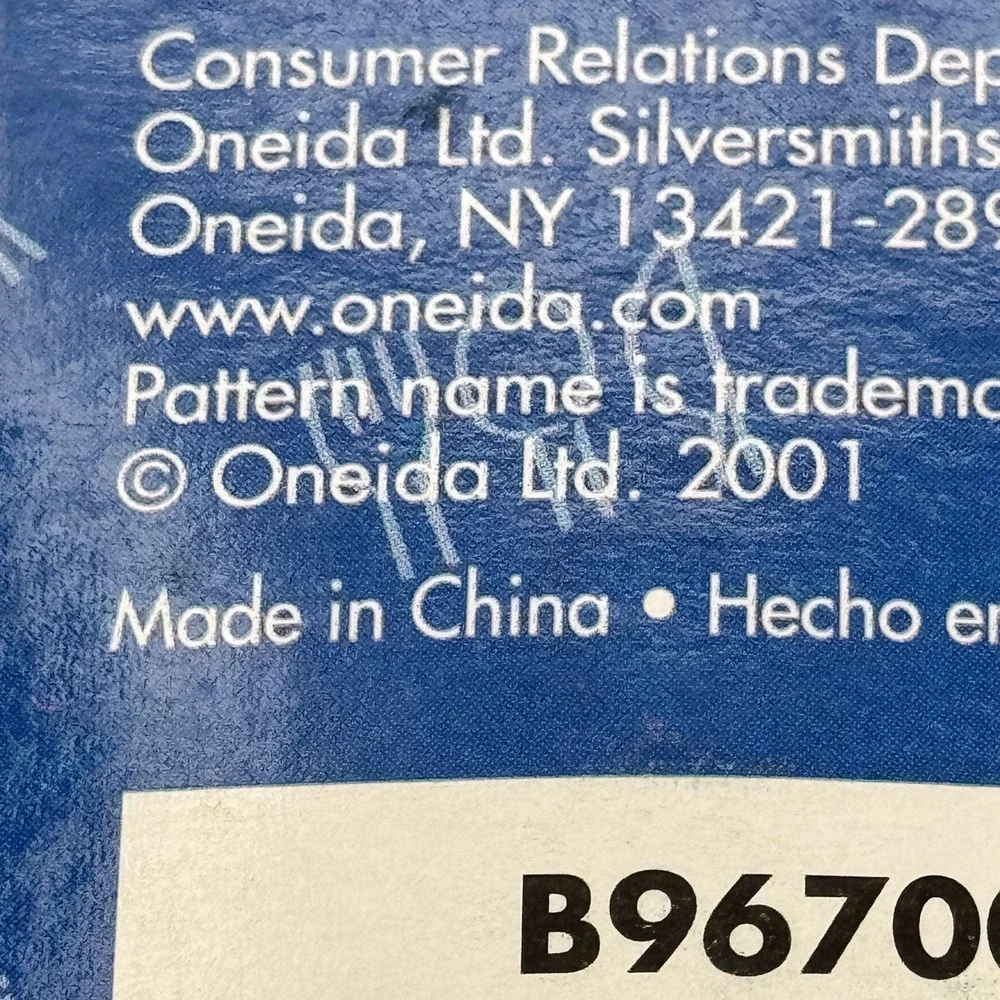 Oneida 2001 immaculate