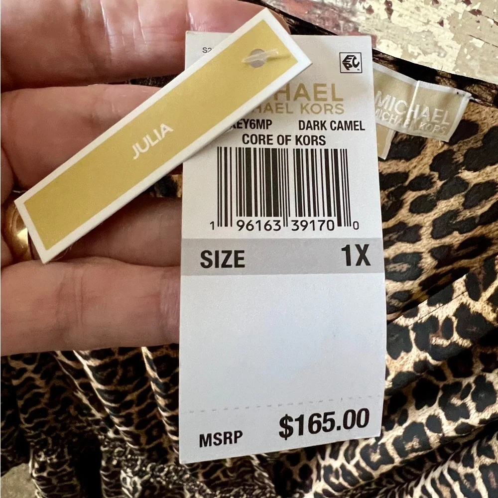 Michael Kors smocked waist