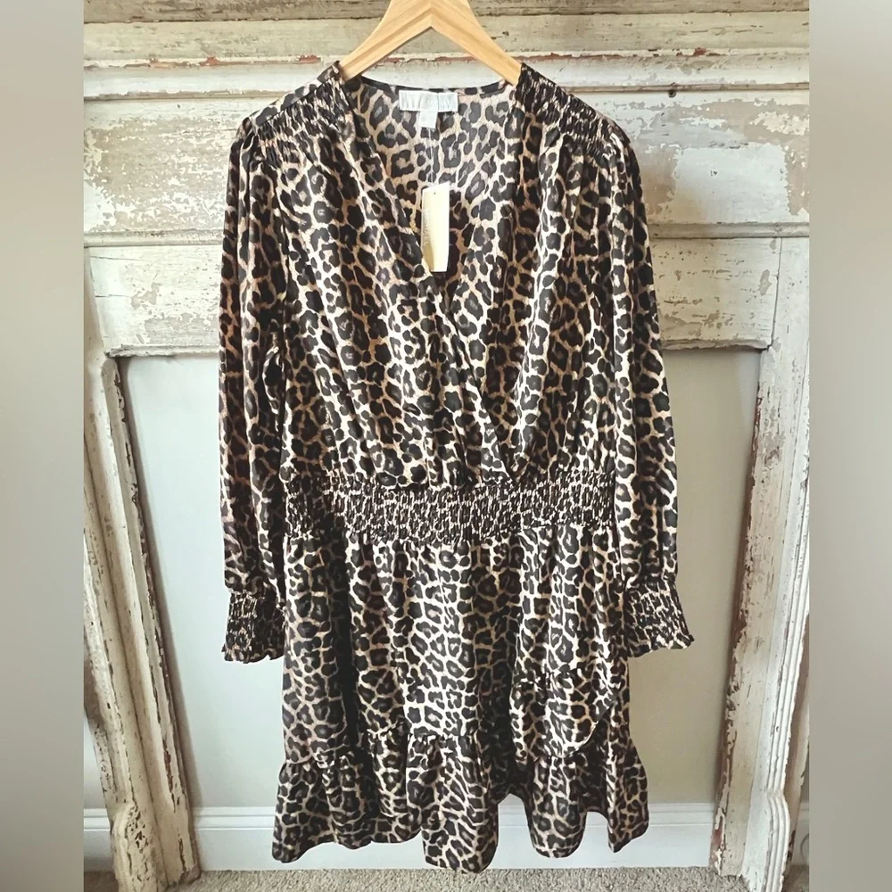 Michael Kors smocked waist