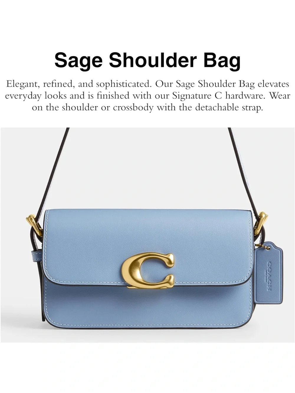 Coach calf sleek