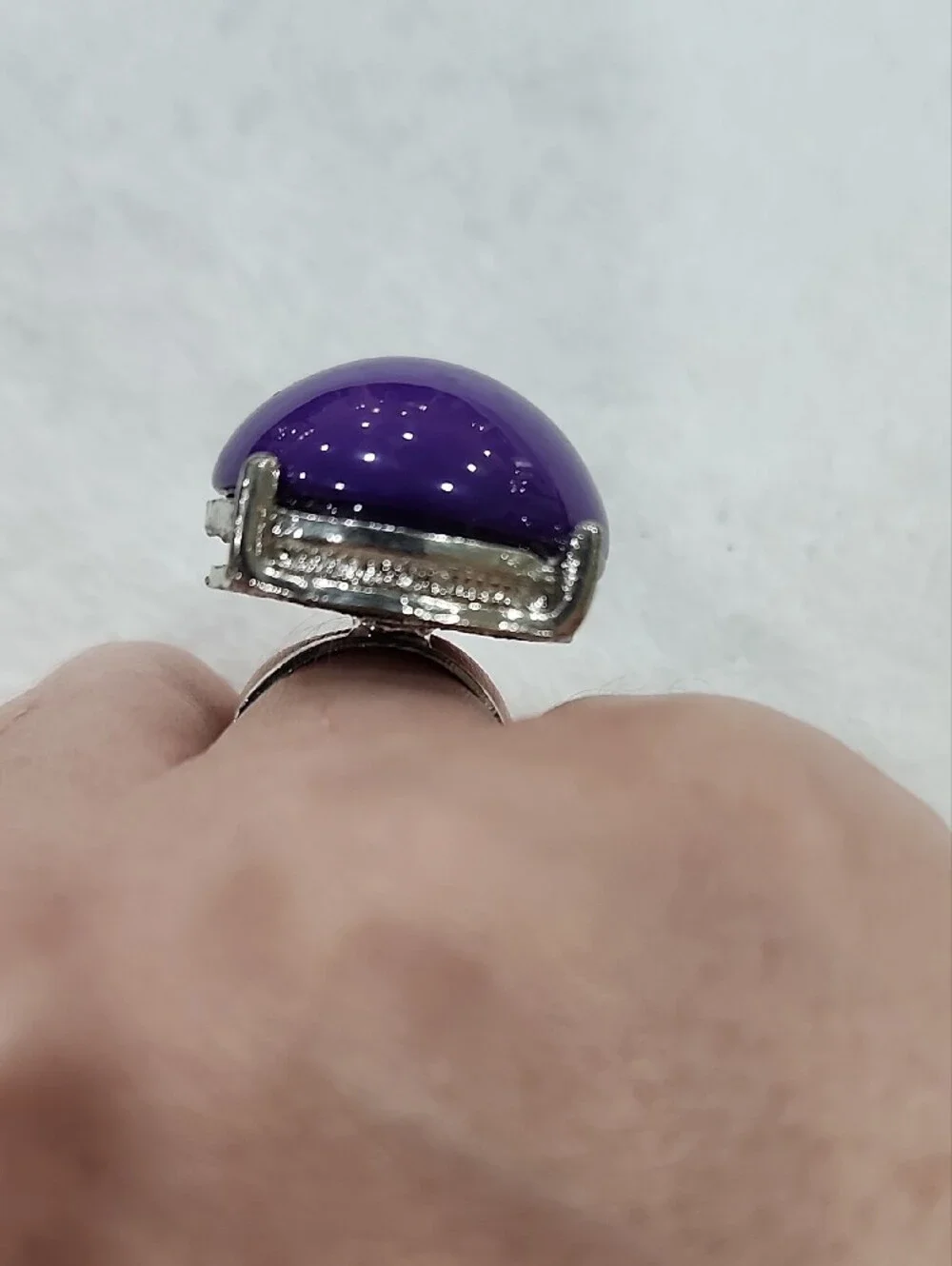 Source Unknown statement purple