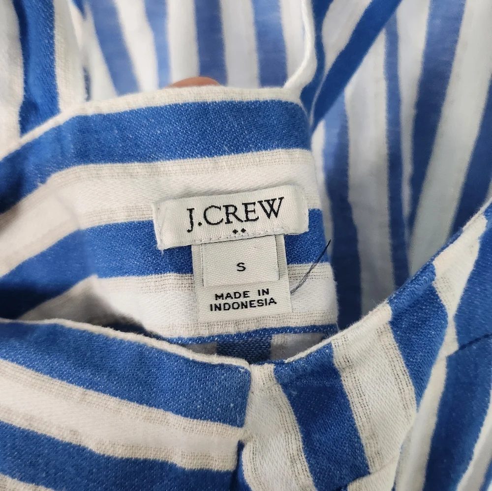 J. Crew sleeveless striped