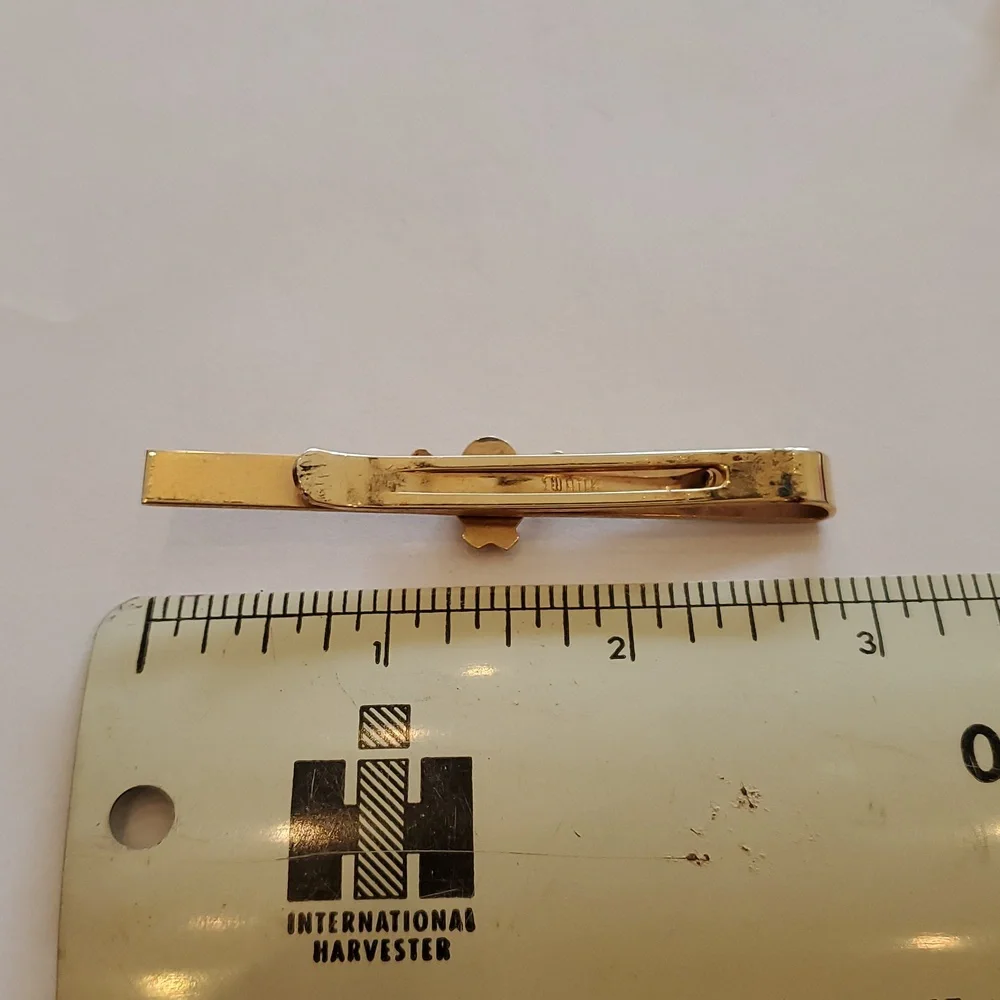 SWANK goldtone tiebar