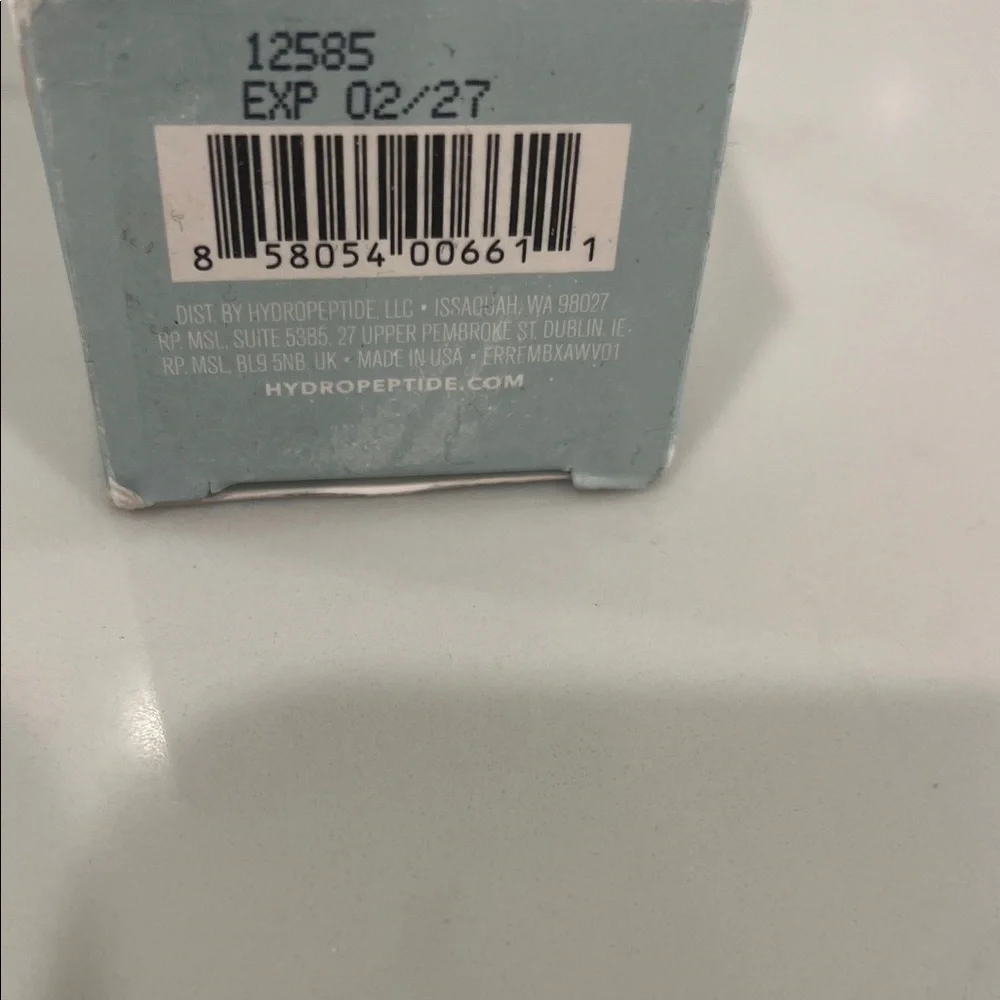 HydroPeptide new box