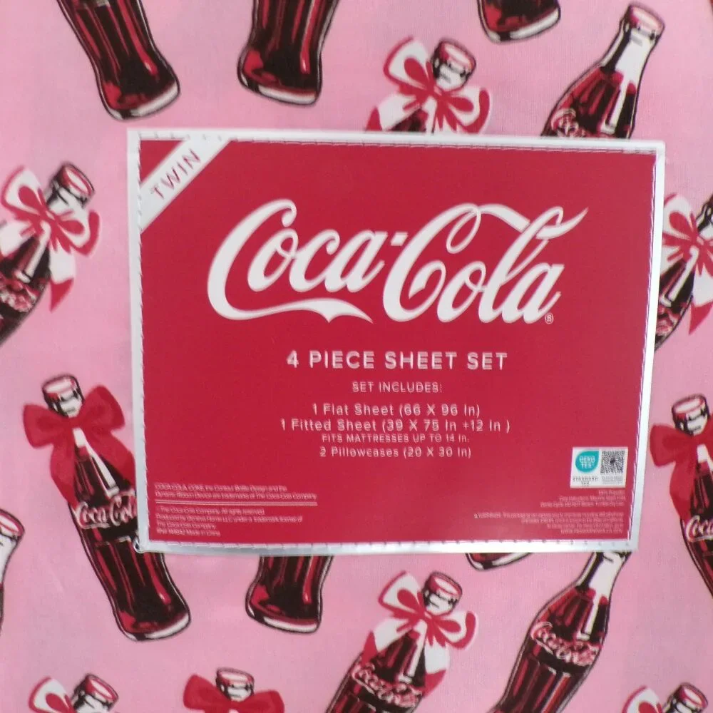 Coca Cola twin sheet