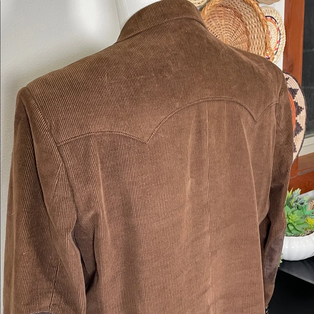 Vintage brown corduroy
