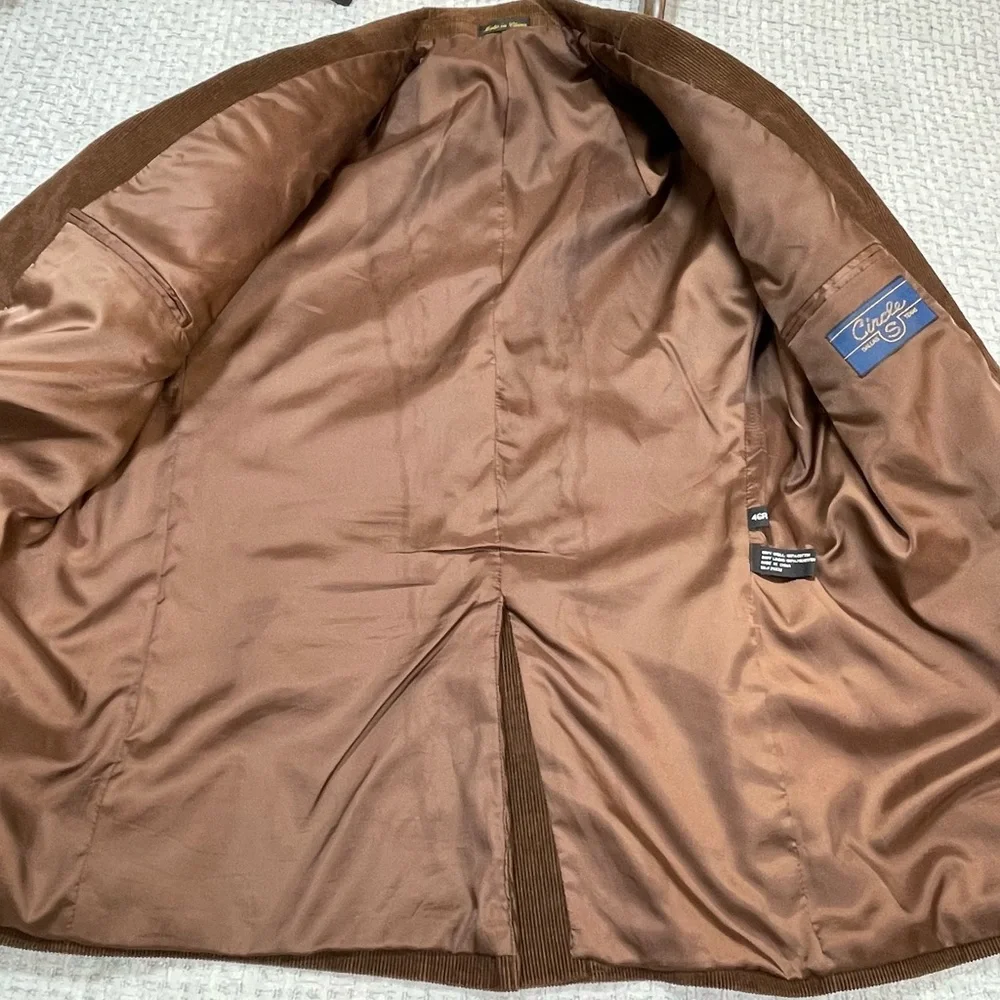 Vintage brown corduroy