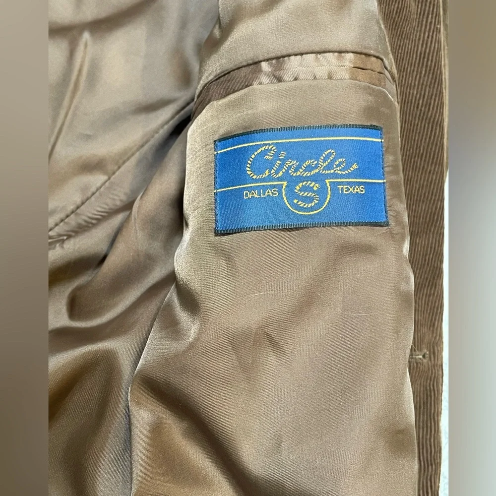 Vintage brown corduroy