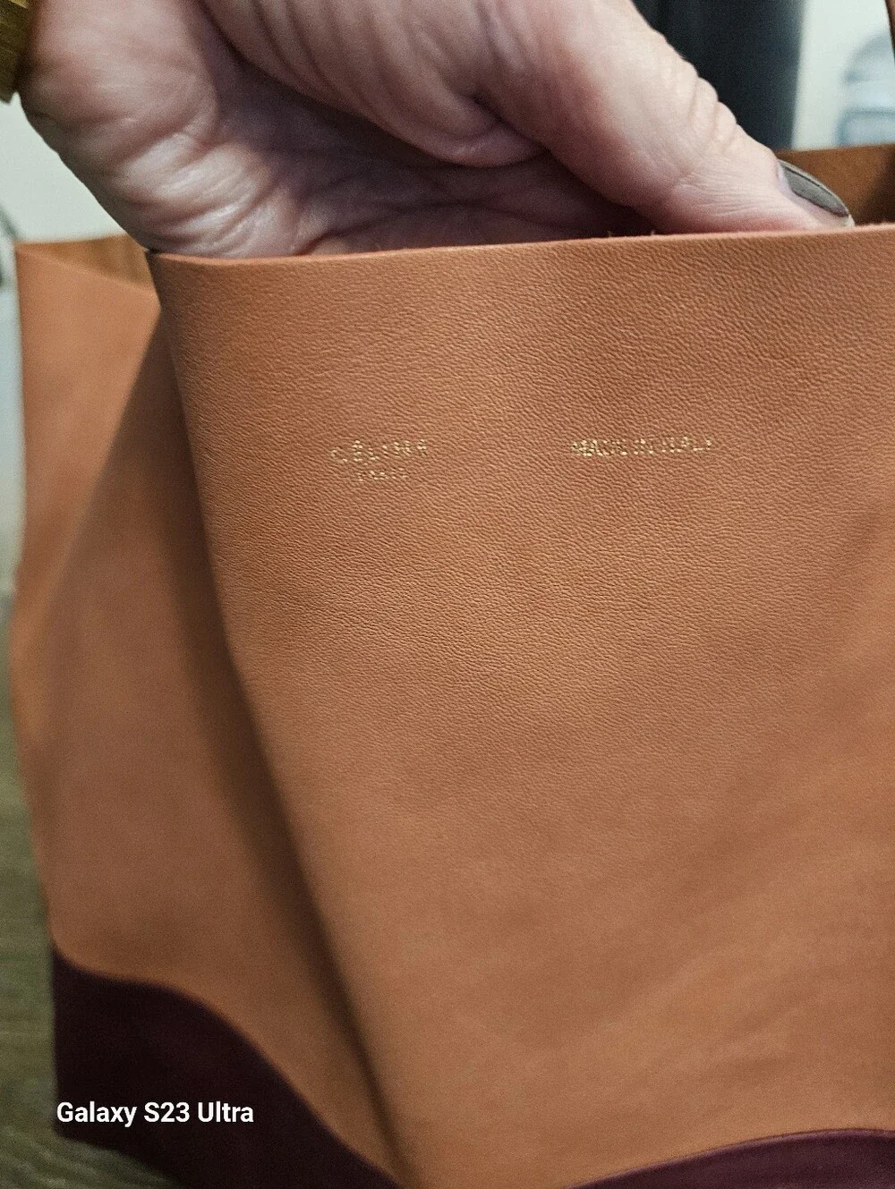 Celine horizontal bicolor