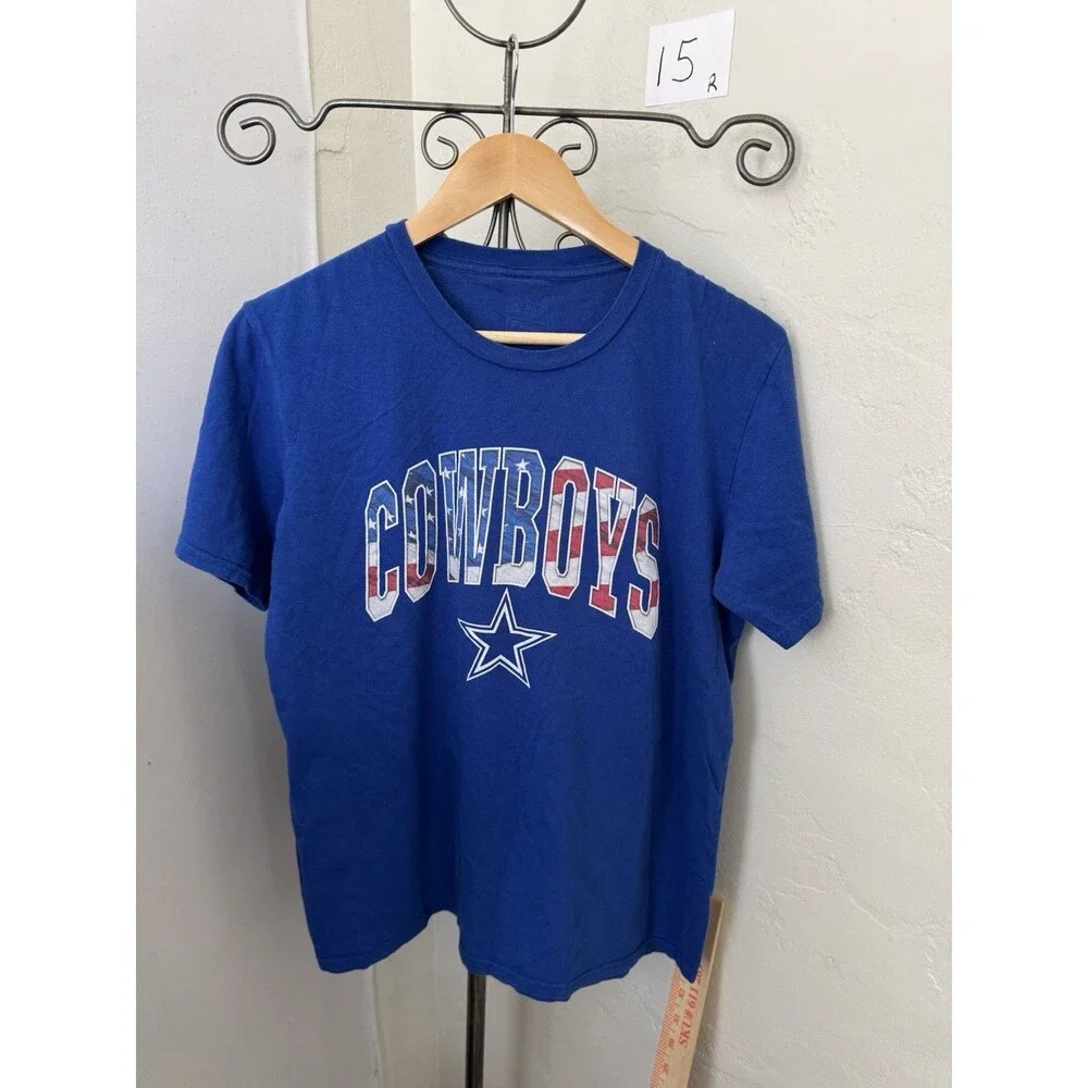 Dallas Cowboys Americana T-Shirt — NFL — Royal Blue — Medium