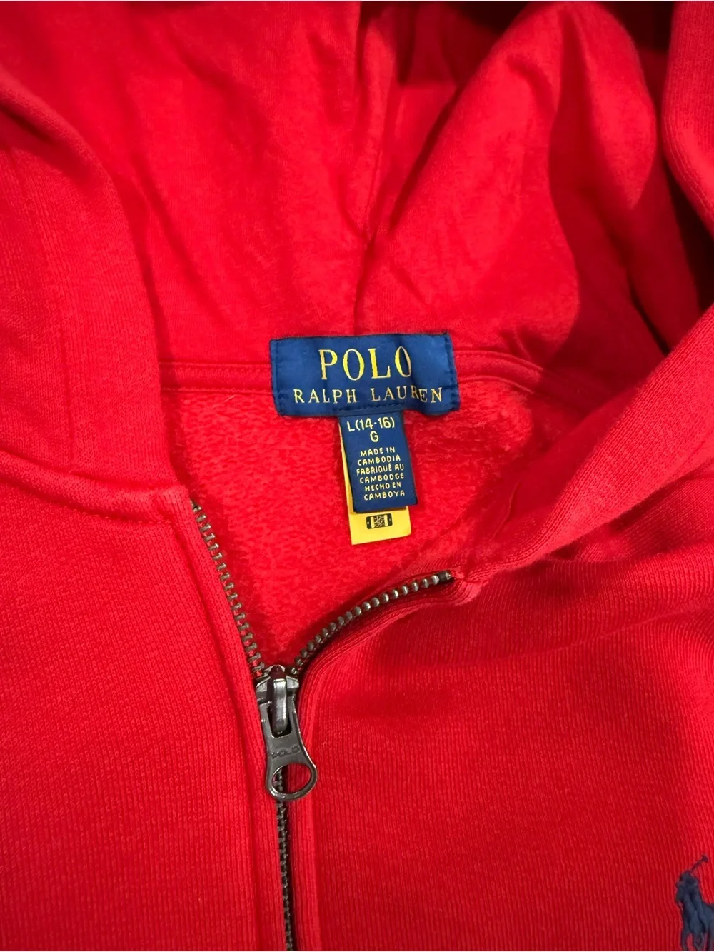 Polo Ralph Lauren bright red
