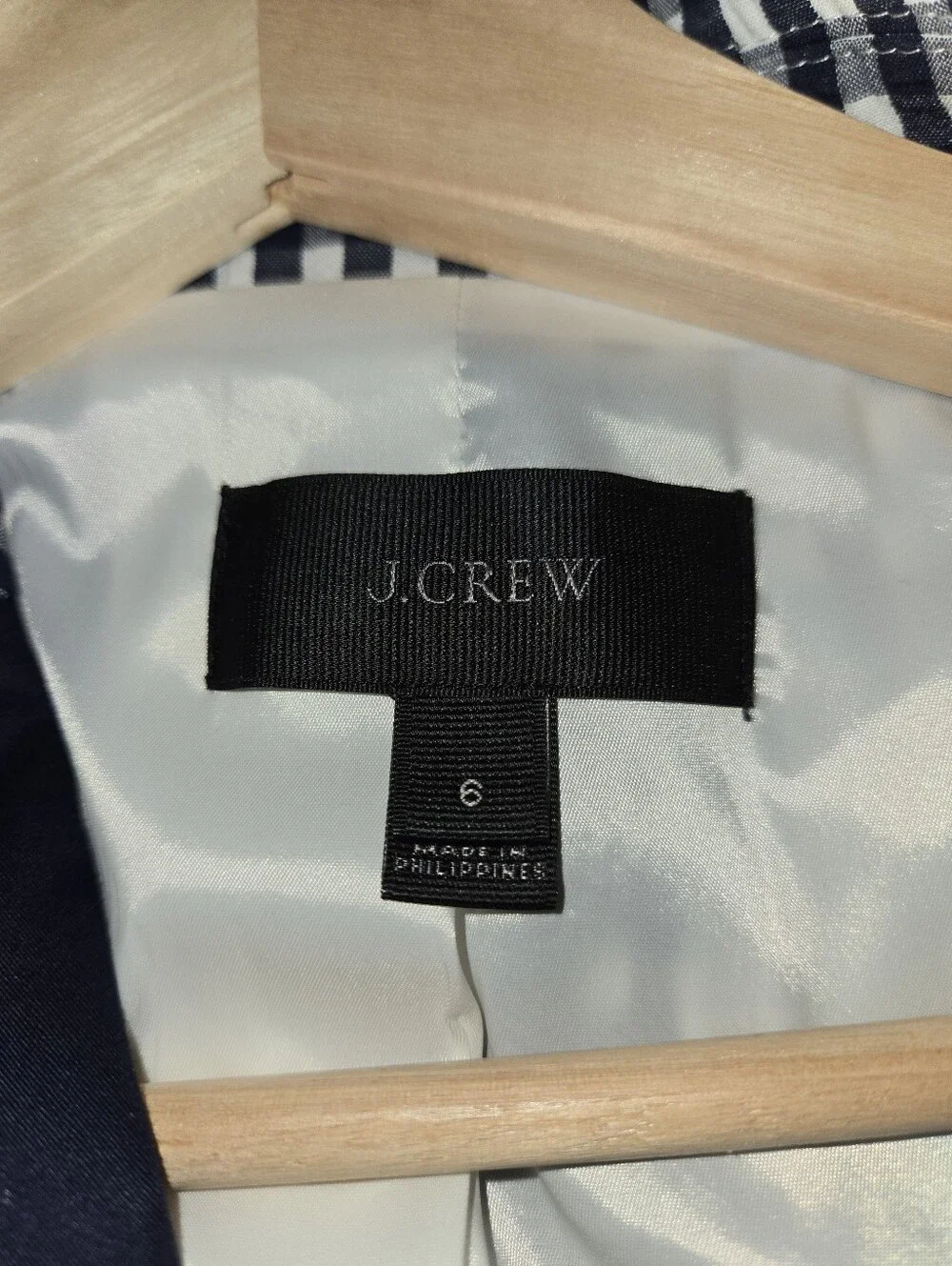 J. Crew tailored check