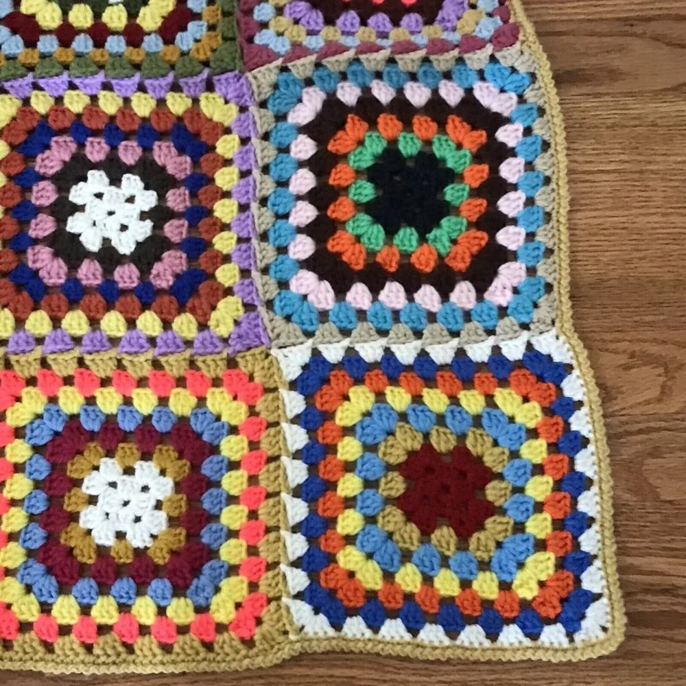 Handmade vintage afghan