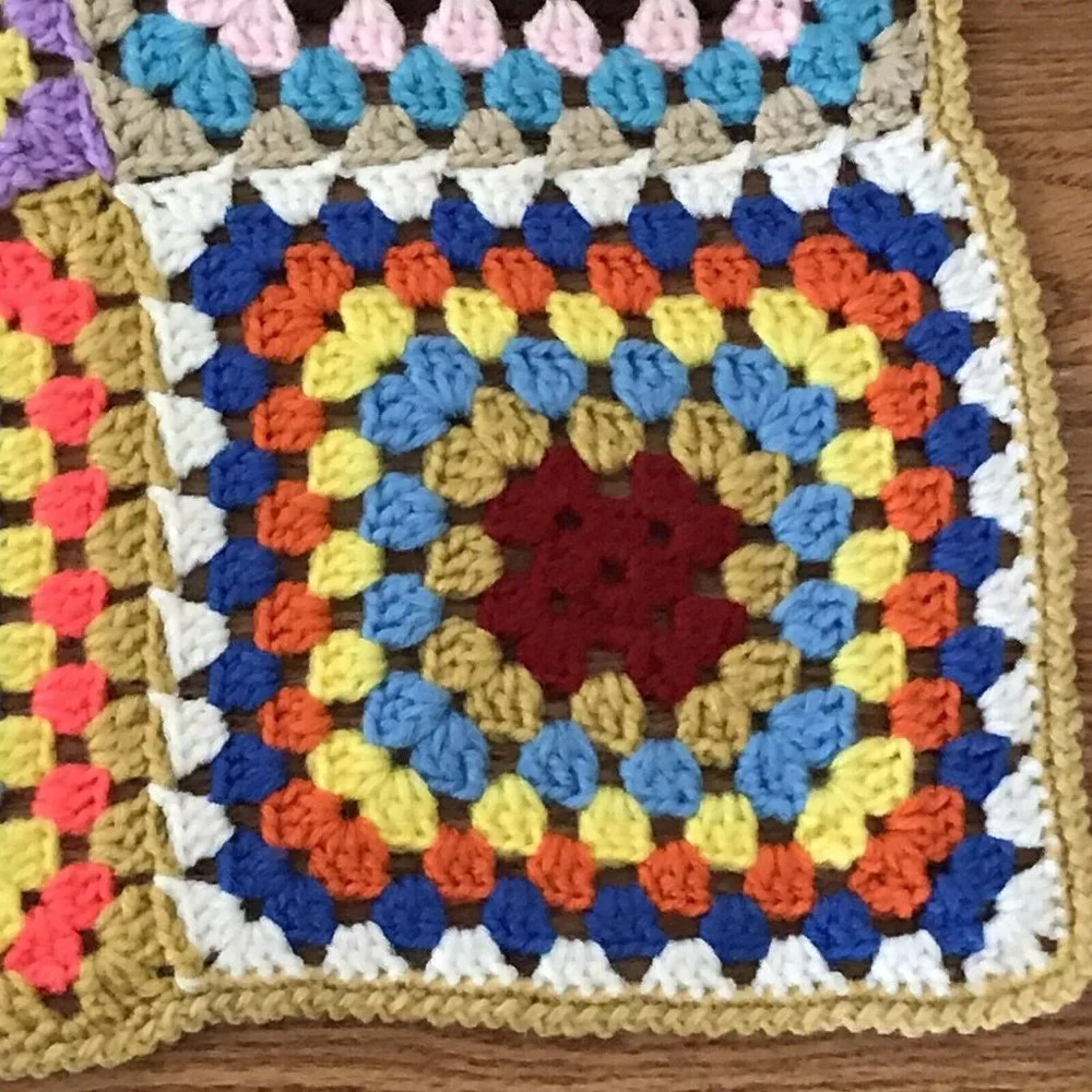 Handmade vintage afghan