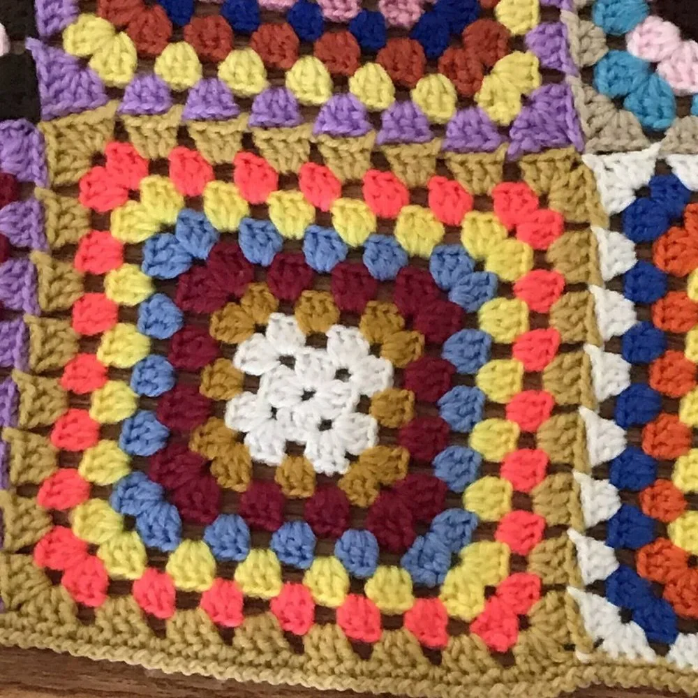 Handmade vintage afghan
