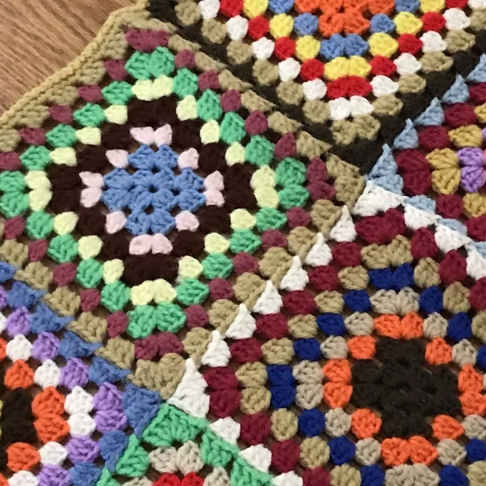 Handmade vintage afghan