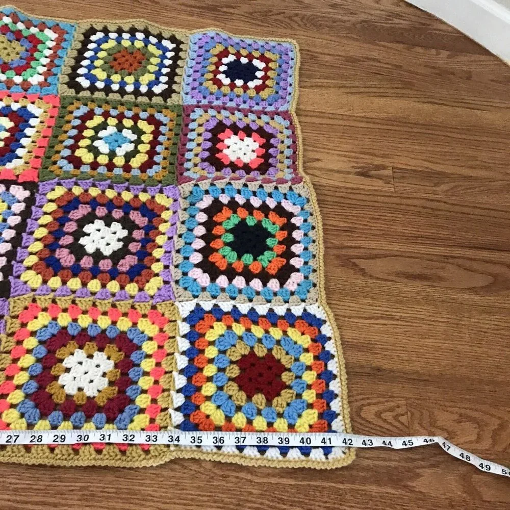 Handmade vintage afghan