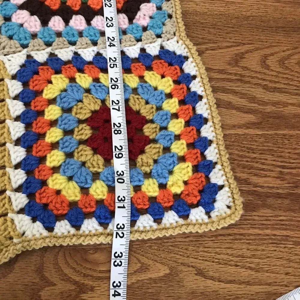 Handmade vintage afghan